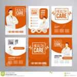 Healthcare Brochure Stock Vector. Illustration Of Business Throughout Healthcare Brochure Templates Free Download