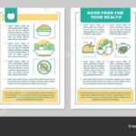 Healthy Nutrition Brochure Template Layout Dieting Program Throughout Nutrition Brochure Template