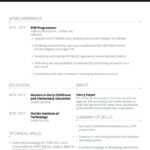 Henry Hayes – Web Developer Resume Template #64898 Intended For Hayes Certificate Templates