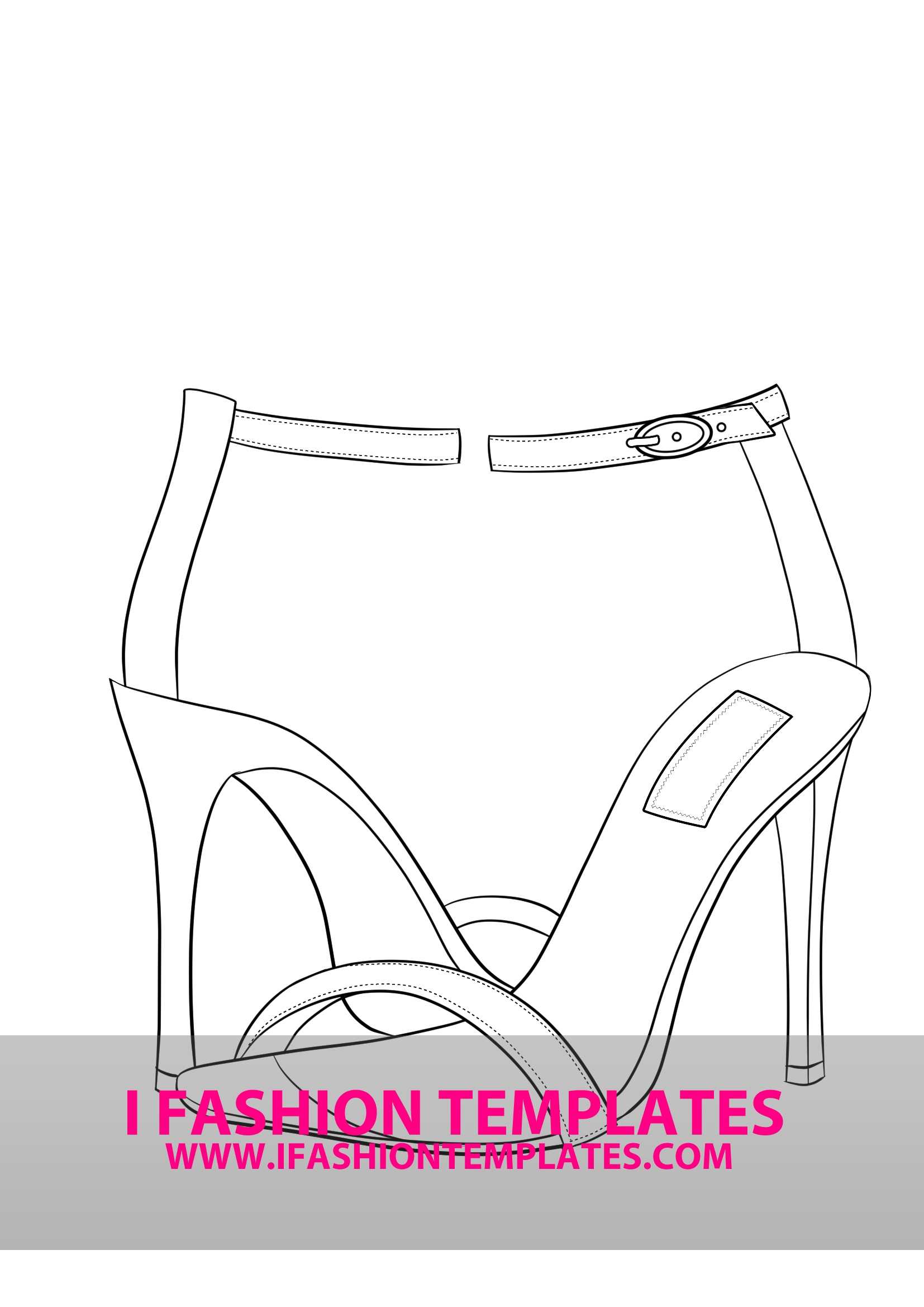High Heel Drawing Template At Paintingvalley | Explore With Regard To High Heel Shoe Template For Card