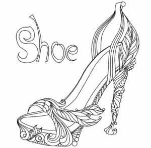 High Heel Drawing Template At Paintingvalley | Explore within High Heel Shoe Template For Card