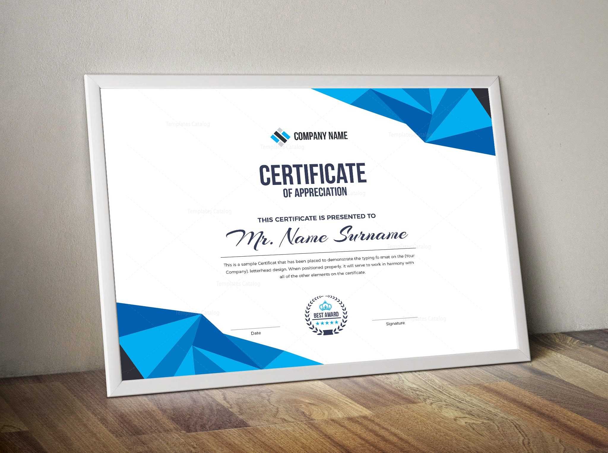 High Quality Elegant Corporate Certificate Template 000855 For High Resolution Certificate Template