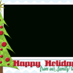Holiday Card Transparent & Png Clipart Free Download – Ywd With Regard To Free Holiday Photo Card Templates