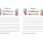 Holiday Cookie Exchange Party Printables And Ideas Tips With Cookie Exchange Recipe Card Template
