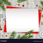 Holiday Nature Template Frame Pertaining To Free Holiday Photo Card Templates