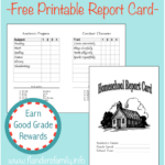 Homeschool Report Cards – Flanders Family Homelife Intended For Homeschool Middle School Report Card Template