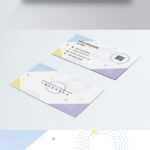 Horizontal Version Of The Size Front And Back Business Card Pertaining To Business Card Size Template Photoshop