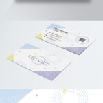 Horizontal Version Of The Size Front And Back Business Card Throughout Business Card Size Psd Template