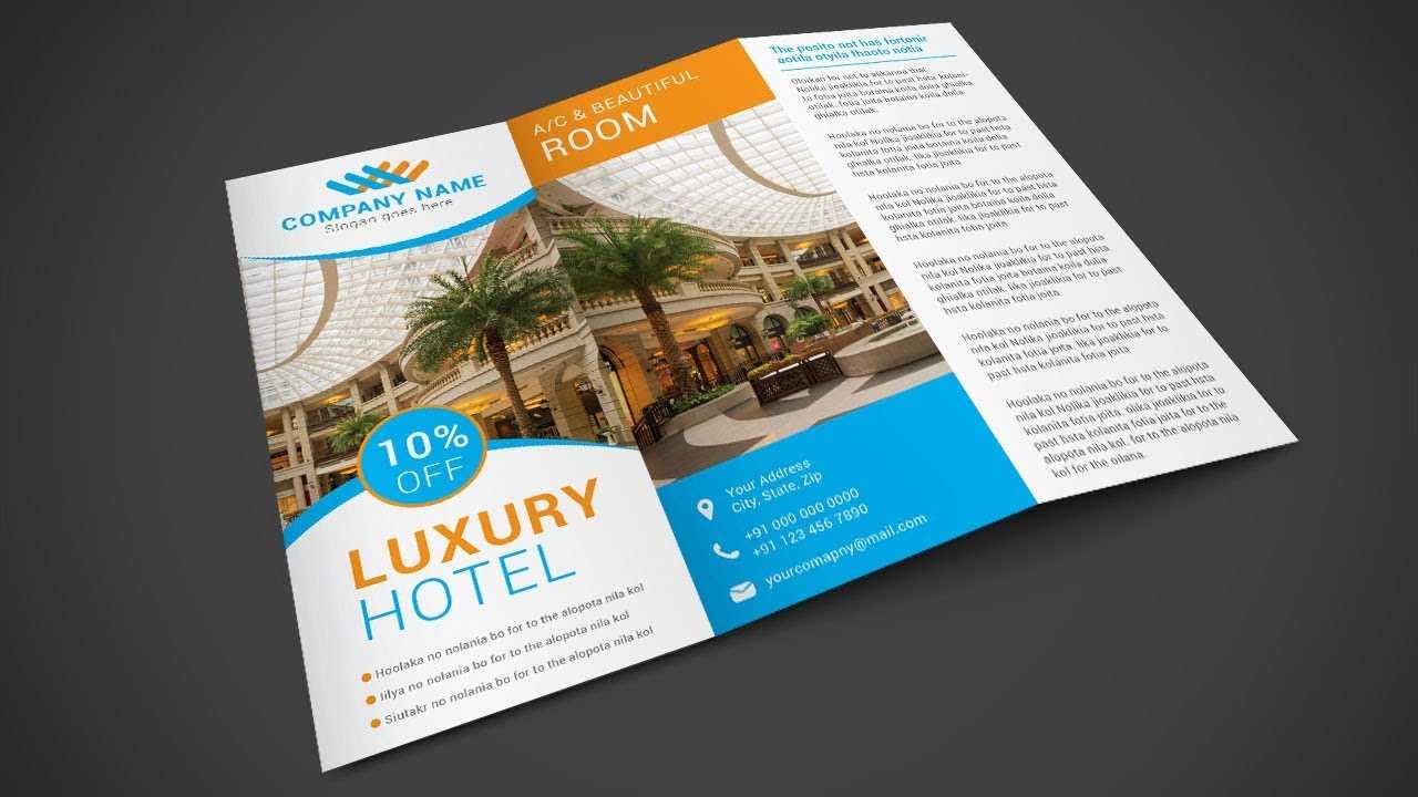 Hotel Brochure Design – Illustrator Tutorial Within Hotel Brochure Design Templates