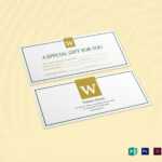 Hotel Gift Certificate Template Intended For Gift Card Template Illustrator