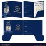 Hotel Key Card Holder Folder Package Template regarding Hotel Key Card Template