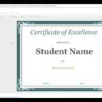 How To Create A Certificate In Google Slides Inside Track And Field Certificate Templates Free