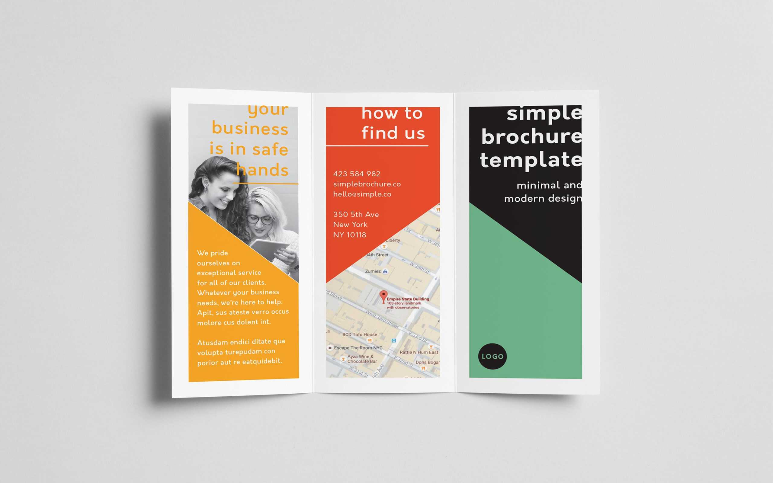 How To Create A Trifold Brochure In Adobe Indesign With Regard To Gate Fold Brochure Template Indesign