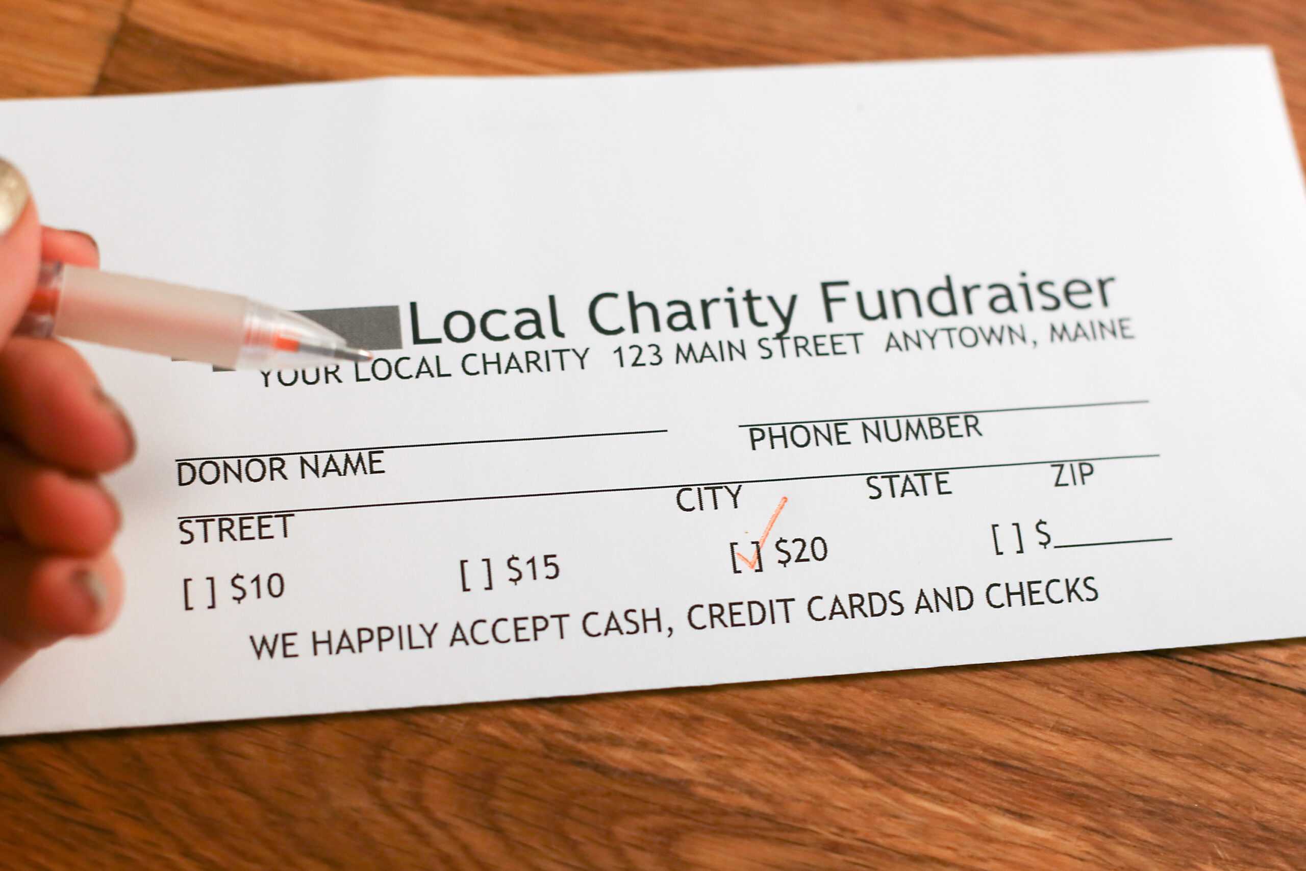 How To Create Pledge Cards Pertaining To Fundraising Pledge Card Template