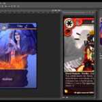 How To Create Trading Cards In Photoshop With Regard To Card Game Template Maker