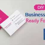 How To Create Your Business Cards In Word – Professional And Print Ready In  4 Easy Steps! Throughout Free Business Cards Templates For Word