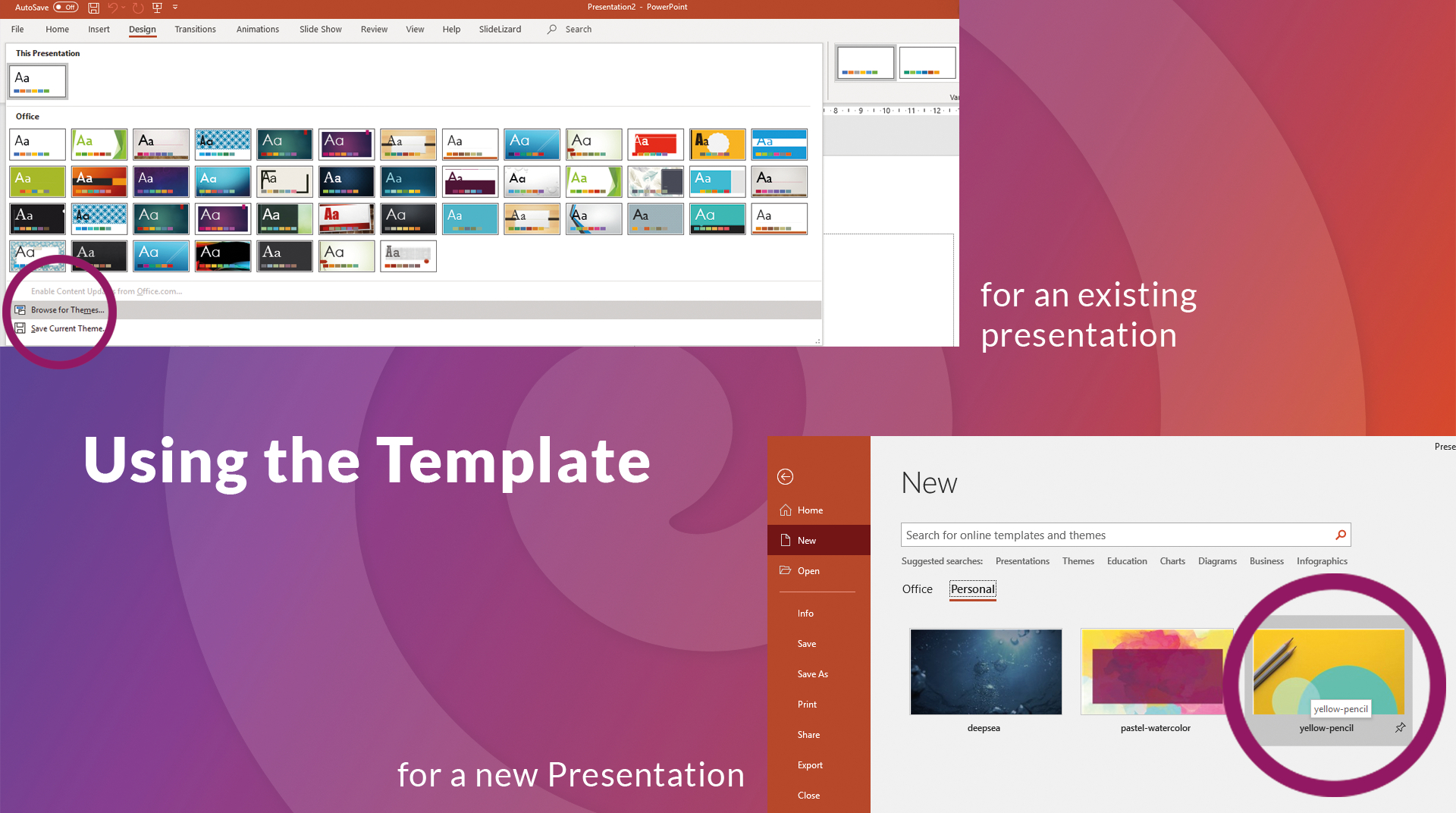 How To Create Your Own Powerpoint Template (2020) | Slidelizard Inside Save Powerpoint Template As Theme