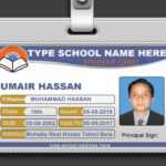 How To Design Id Card In Photoshop + Psd Free Download ~ Al Within College Id Card Template Psd