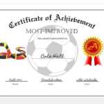 How To Easily Make A Certificate Of Achievement Award With Ms Word Regarding Certificate Of Attainment Template
