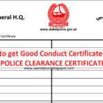How To Get Good Conduct Certificate In Uae – Uae Labours Blog Regarding Good Conduct Certificate Template