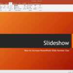 How To Increase Powerpoint Slide Number Size Pertaining To Powerpoint Presentation Template Size