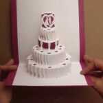 How To Make A Amazing Wedding Cake Pop Up Card Tutorial – Free Template In Wedding Pop Up Card Template Free