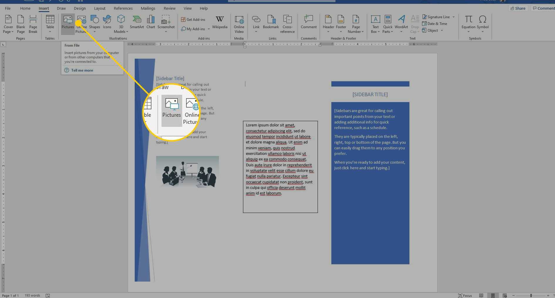 How To Make A Brochure On Microsoft Word In Ms Word Brochure Template