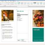 How To Make A Brochure On Microsoft Word Intended For Word 2013 Brochure Template