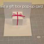 How To Make A Gift Box Pop Up Card Regarding Pop Up Card Box Template