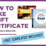 How To Make A Gift Certificate (Free Template Included) For Microsoft Gift Certificate Template Free Word