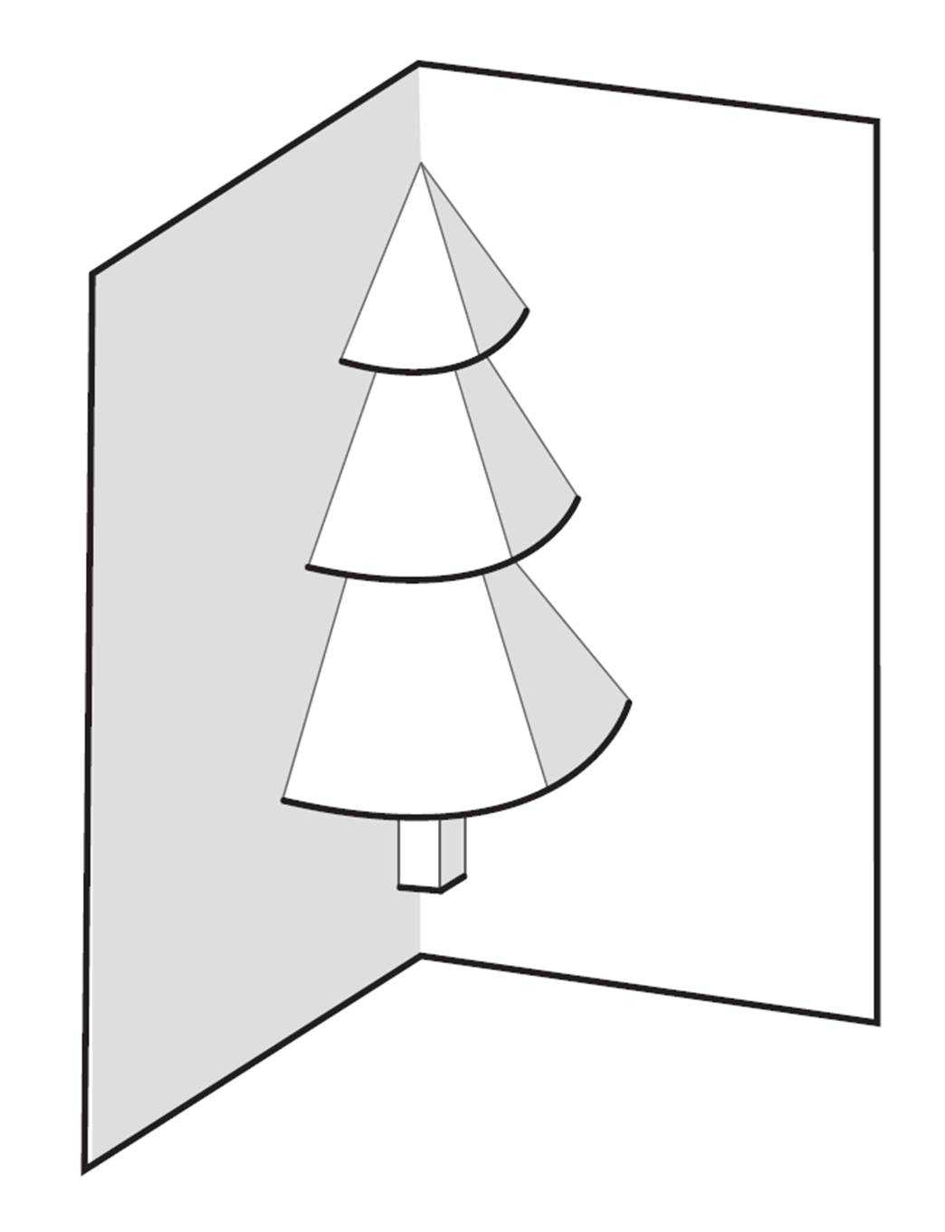 How To Make A Pop Up Christmas Tree Card : 6 Steps Within Pop Up Tree Card Template