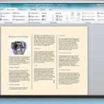 How To Make A Tri Fold Brochure In Microsoft® Word With Free Template For Brochure Microsoft Office