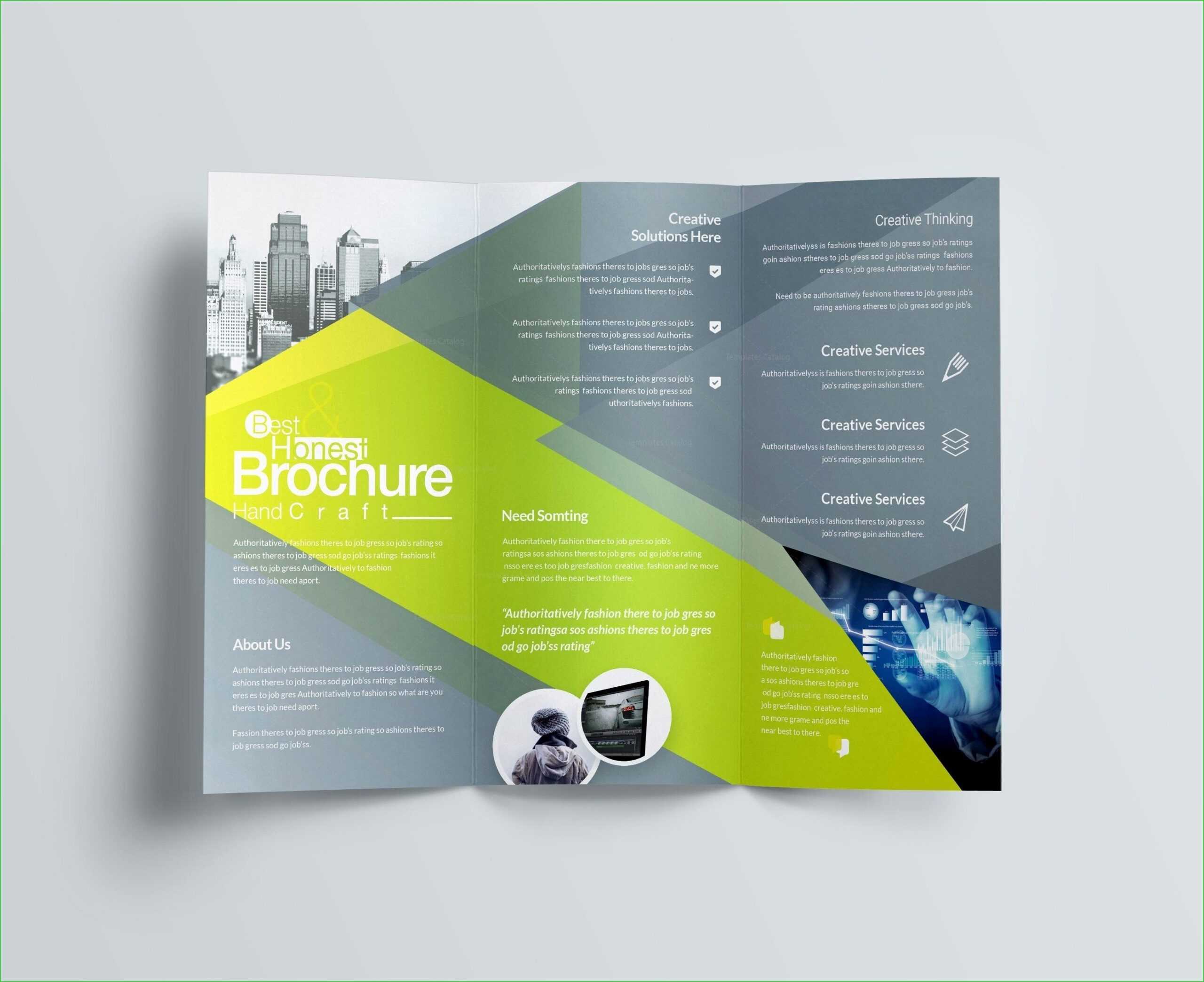 How To Make A Trifold Brochure In Powerpoint – Carlynstudio In Free Tri Fold Brochure Templates Microsoft Word