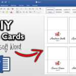 How To Make Place Cards In Microsoft Word | Diy Table Cards With Template with regard to Microsoft Word Place Card Template
