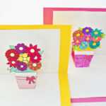 How To Make Pop Up Flower Cards With Free Printables Intended For Printable Pop Up Card Templates Free