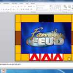 How To Make Powerpoint Games Family Feud Intended For Family Feud Game Template Powerpoint Free