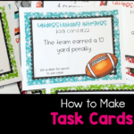 How To Make Task Cards | Technically Speaking With Amy In Task Cards Template