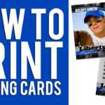 How To Print Custom Trading Cards Tutorial Regarding Custom Baseball Cards Template