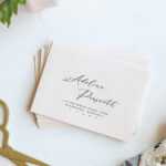 How To Print Envelopes The Easy Way | Pipkin Paper Company Regarding Paper Source Templates Place Cards