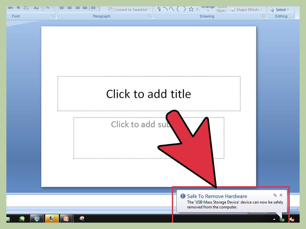 How To Save A Powerpoint Presentation On A Thumbdrive: 7 Steps Throughout How To Save A Powerpoint Template