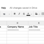 How To Scan Business Cards Into A Spreadsheet In Google Docs Business Card Template