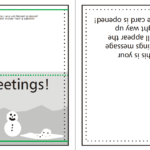 How To Supply Greeting/christmas Cards | Printing Uk With Quarter Fold Greeting Card Template