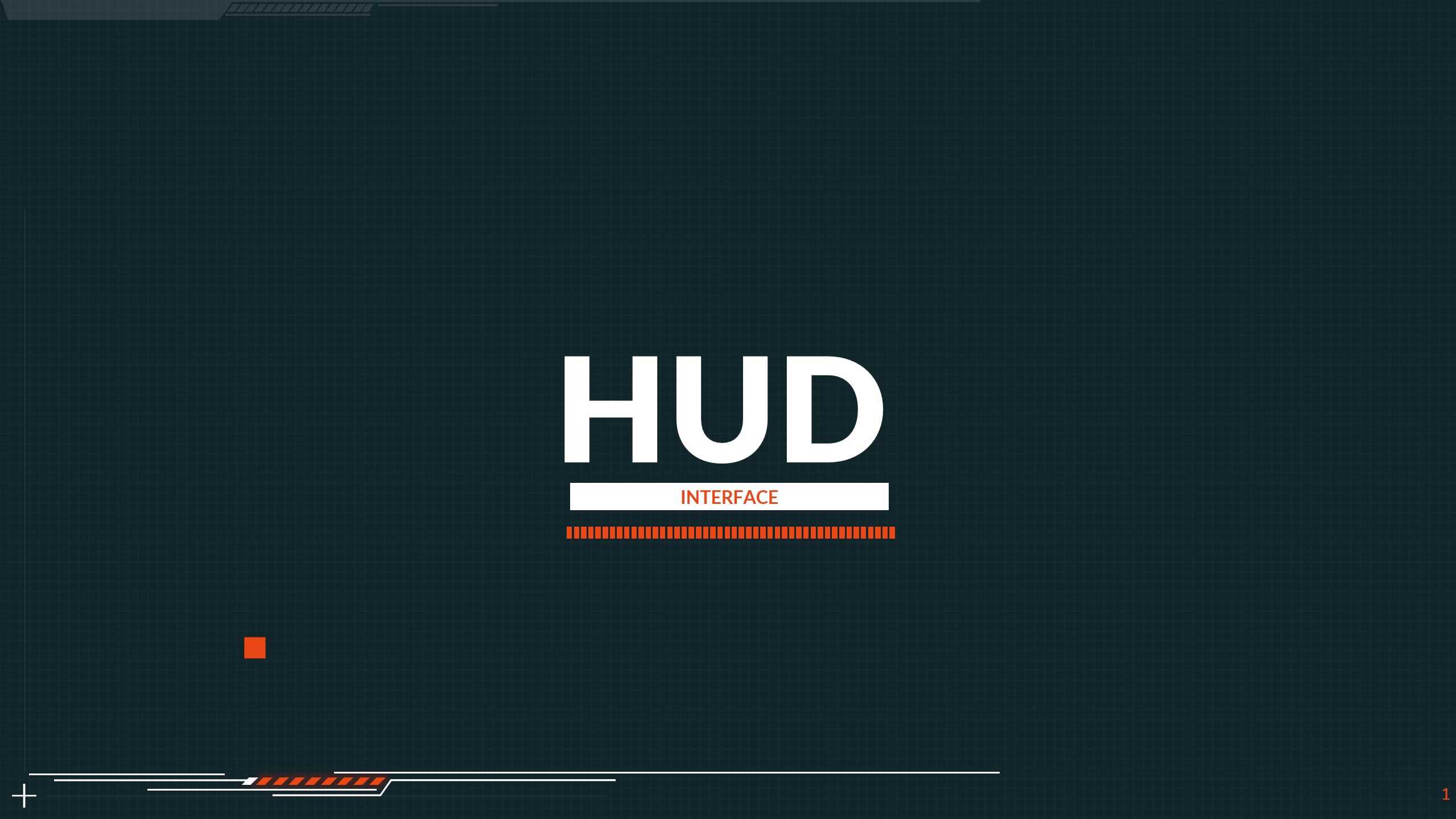Hud – Hi Tech Presentation Template Inside High Tech Powerpoint Template