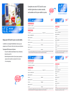 Ice Cards - Fill Online, Printable, Fillable, Blank | Pdffiller within In Case Of Emergency Card Template