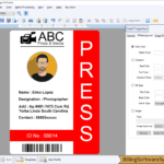 Id Maker Software Customized Employee Student Identity Card Throughout Faculty Id Card Template