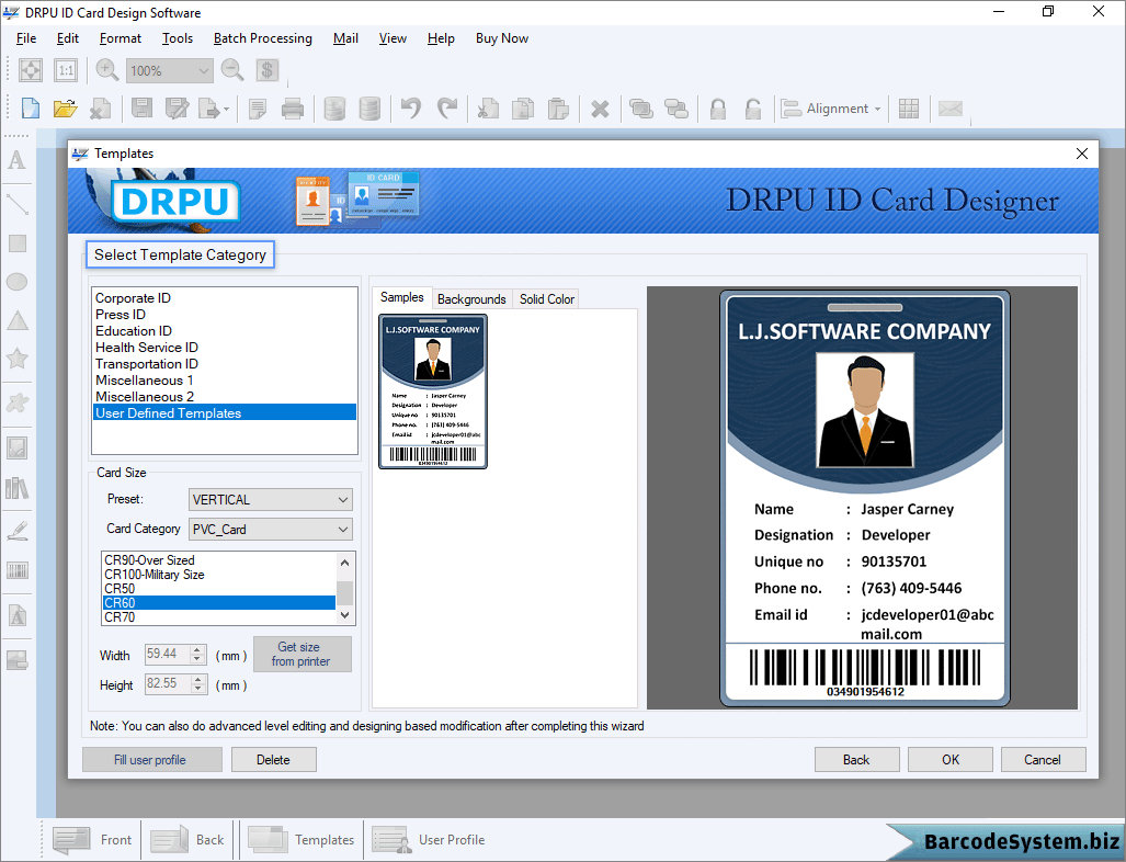 Identity Card Software Design Student Employee Faculty Photo Throughout Faculty Id Card Template