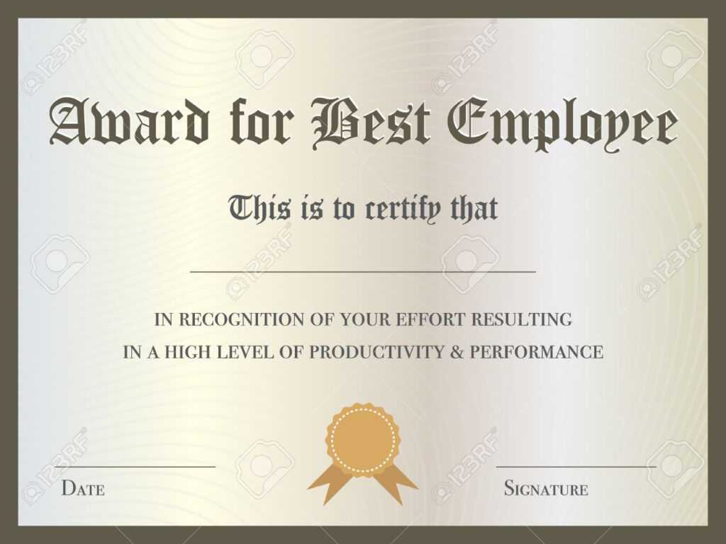 how to write best employee award in resume