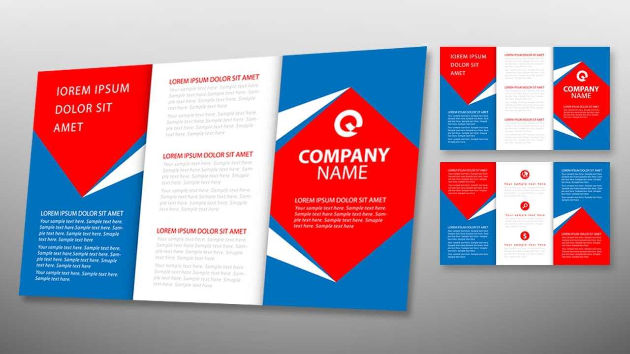 Illustrator Tutorial – Tri Fold Brochure Design Template For Adobe Illustrator Brochure Templates Free Download