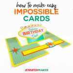 Impossible Card Templates: Super Easy Pop Up Cards For Free Printable Pop Up Card Templates