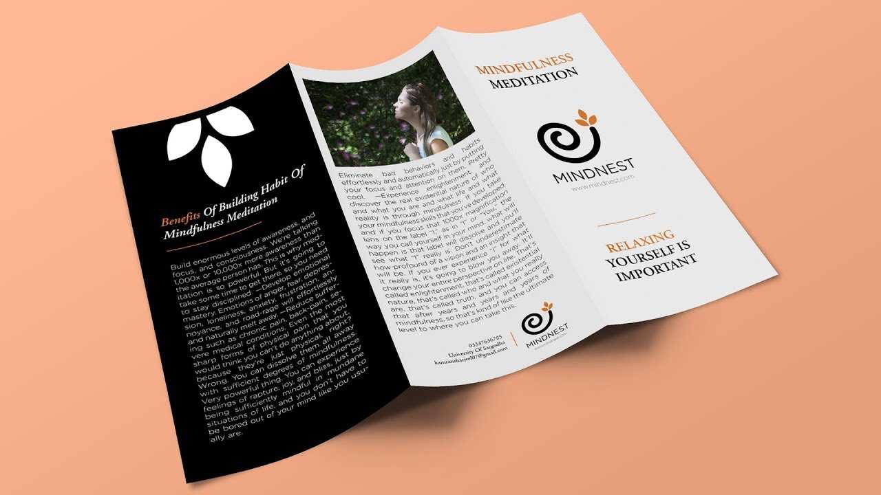 Indesign Tutorial: Creating A Trifold Brochure In Indesign And Mockup In  Photoshop With Regard To Adobe Indesign Tri Fold Brochure Template